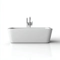 Vasca da bagno freestanding 170×80×58 cm - bianco - design moderno per bagno contemporaneo