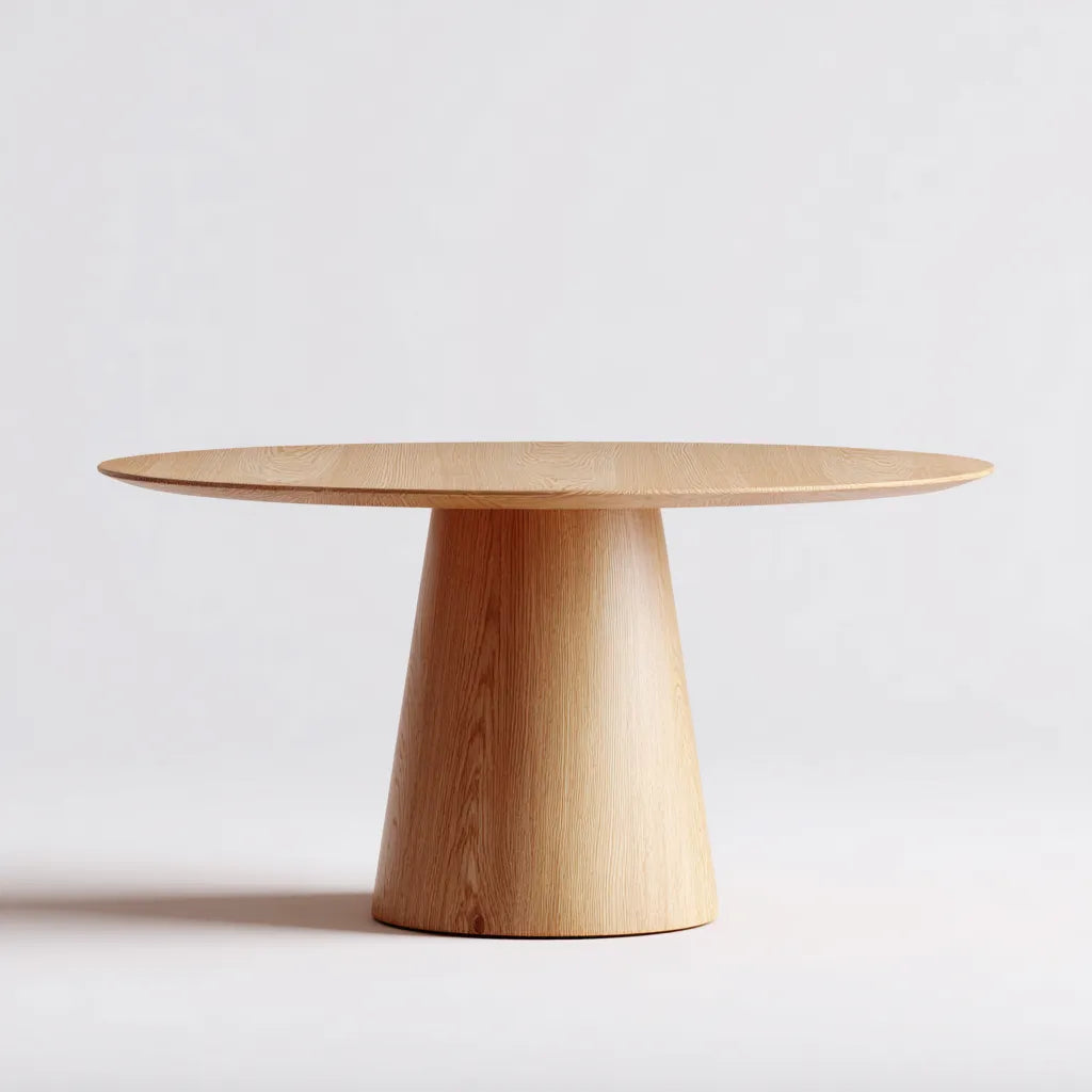 Tavolo da pranzo 160×90×75 cm - legno - piano ovale per sala da pranzo in stile essenziale