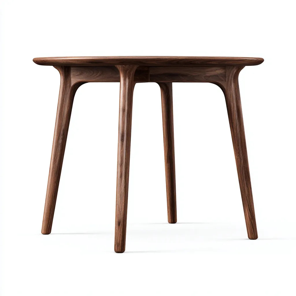 Tavolo da pranzo 180×95×76 cm in legno marrone ovale per sala da pranzo stile organico